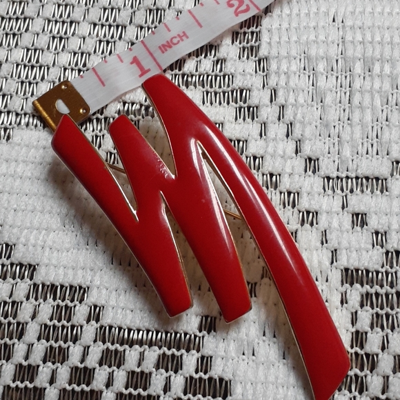 Vintage Fashion Red Brooch - Picture 7 of 7